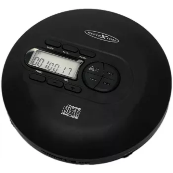 Reflexion PCD520MF tragbarer CD/MP3-Player (Discman), Anti-Shock, Schwarz