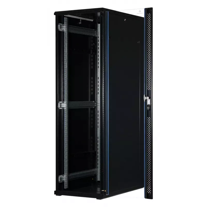 42U Serverschrank Rockstable RS19-6042 mit gehärtetem Glas