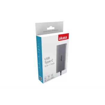Dockingstation Akasa USB Type-C 9-in-1