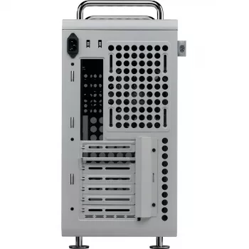 Computergehäuse Cooler Master QUBE 540 Moonstone — Mid-Tower mit gehärtetem Glas-Seitenteil (grau)