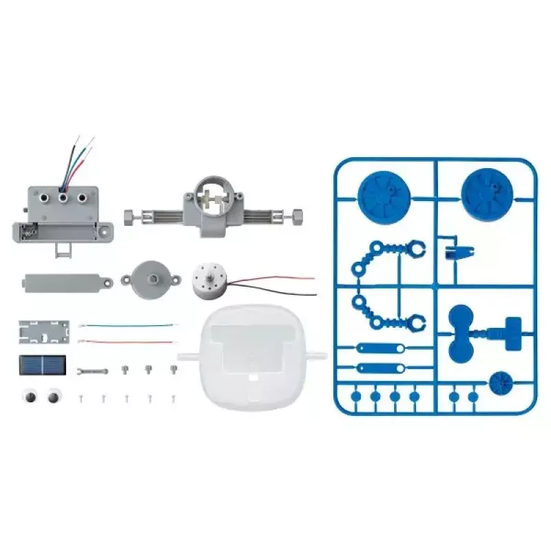 Educational Rover Robot kit HCM 4M Grün Science – Modell 68634, umweltorientiertes DIY-STEM-Kit