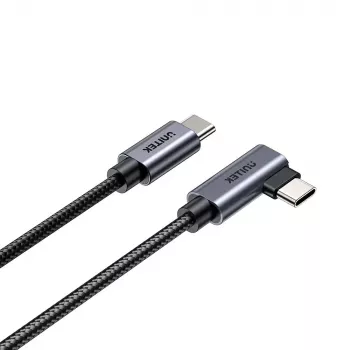 USB-Kabel UNITEK C14123BK-3M USB 2.0 USB C 3m Schwarz Grau