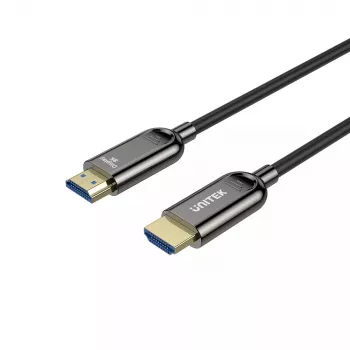 HDMI-Kabel UNITEK C11085GY01-40M 40 m 2.1 48 Gbit/s Schwarz