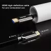 HDMI-Kabel UNITEK C11085GY01-60M 60m 2.1 48 Gbit/s Schwarz