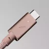 Native Union Belt Cable Pro USB-C auf USB-C, 2,4 m, LED-Anzeige, Rose