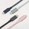 Native Union Belt Cable Pro USB-C auf USB-C, 2,4 m, LED-Anzeige, Rose