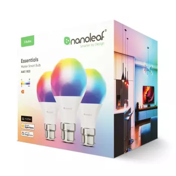 Nanoleaf Essentials Matter Smart Bulb A60 B22, 3er-Pack, NF080B02-3A19B