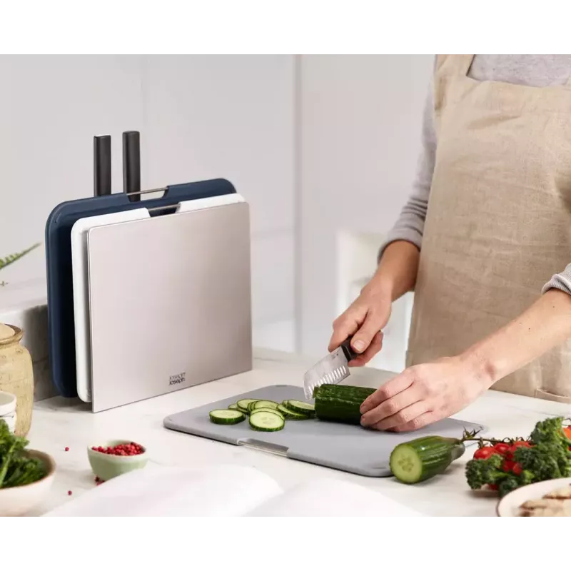 Joseph Joseph Nest Plus Schneidebrett- und Messer-Set, 6-teilig