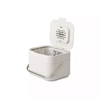 Joseph Joseph Intelligent Waste Stack 4 L Bioabfallbehälter, Stone