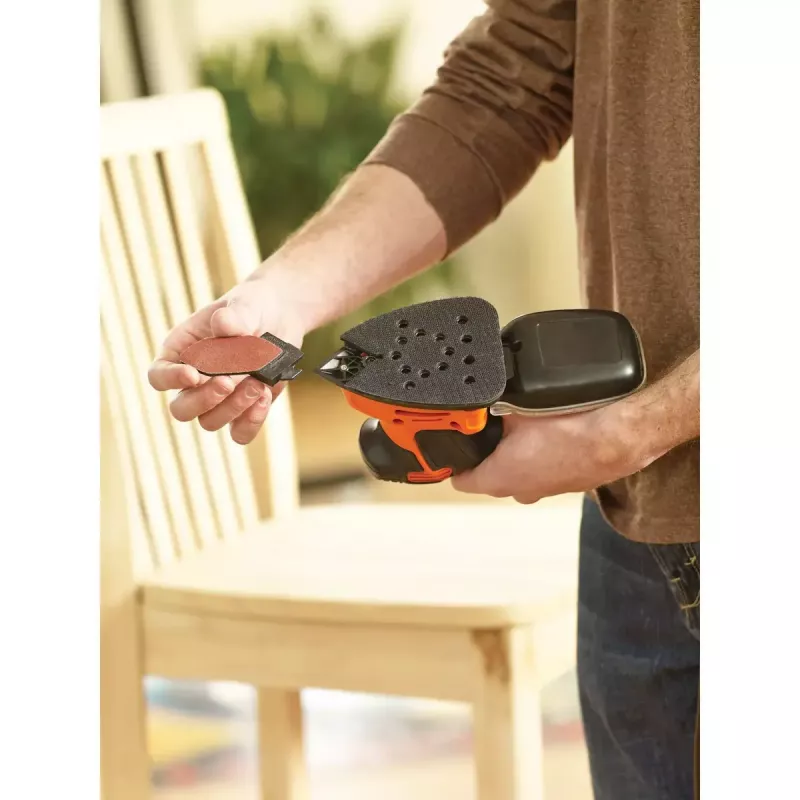 Tragbarer Schwingschleifer Black & Decker KA2000-QS