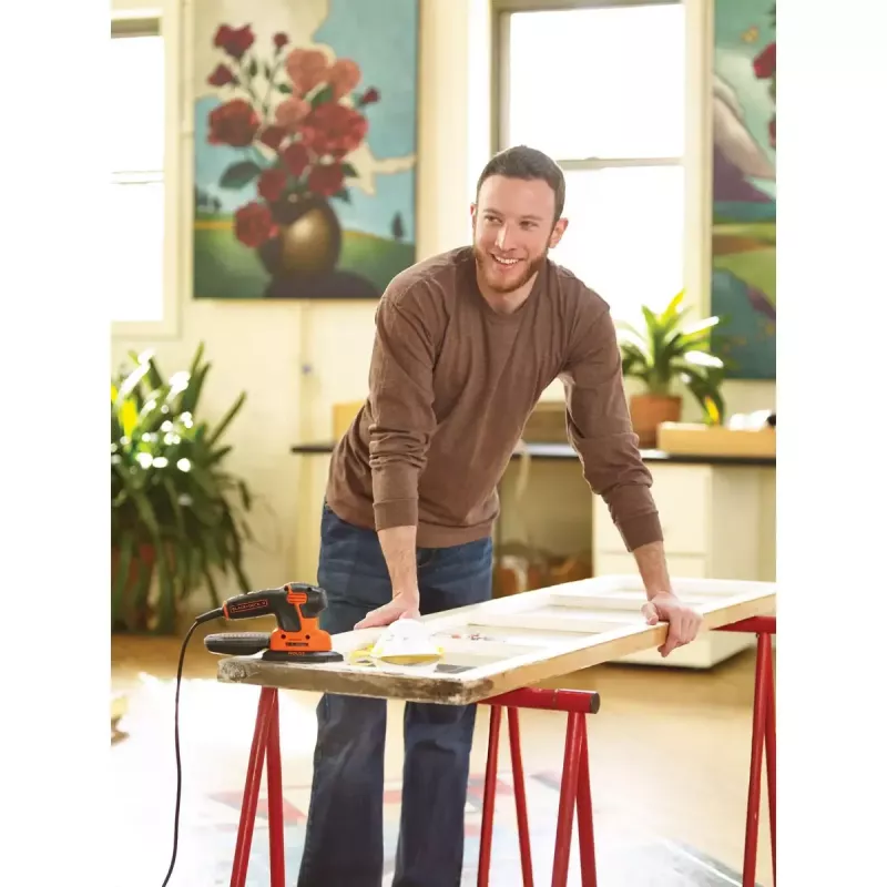 Tragbarer Schwingschleifer Black & Decker KA2000-QS