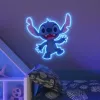 Leuchtdekofigur YELLOWPOP Full Stitch Body Blau LED 278mm