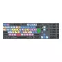 Full-size Bluetooth-Tastatur LogicKeyboard LKB-MCOM4-TM — QWERTZ deutsches Layout, 109 Tasten, Titanium grau