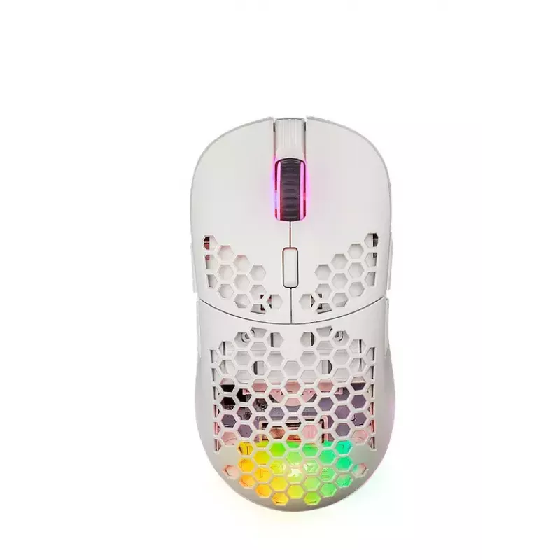 Fourze GM900 Wireless Gaming Maus, Weiß (FZ-GM900-002)