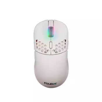 Fourze GM900 Wireless Gaming Maus, Weiß (FZ-GM900-002)