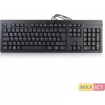 Kabelgebundene Tastatur HP 125 — HP 125 kabelgebundene Tastatur GR, USB-Anschluss, Full-Size-Layout