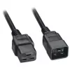 Akyga AK-UP-03 Server-Verlängerungskabel IEC C20 auf C19, 1,8 m, schwarz