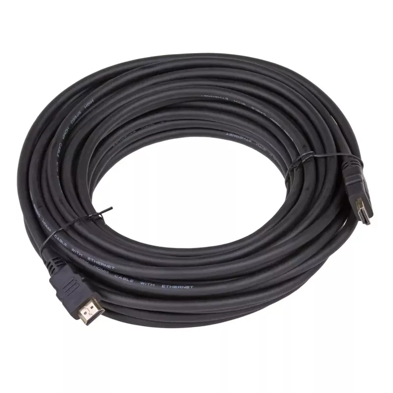Akyga AK-HD-150A HDMI-1.4-Kabel, High Speed with Ethernet, 15 m, schwarz