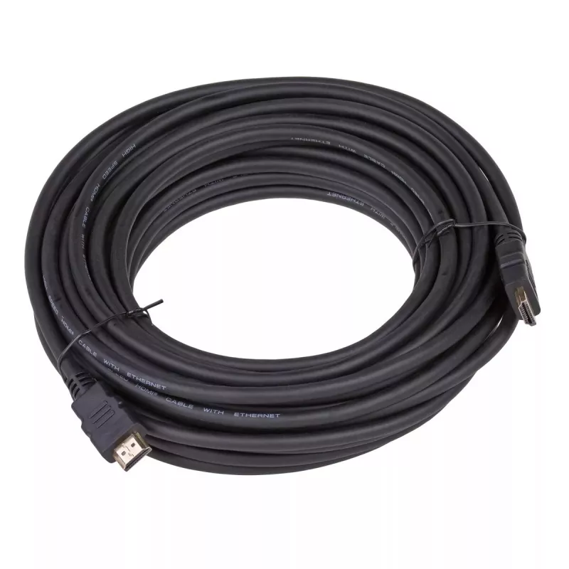 Akyga AK-HD-150A HDMI-1.4-Kabel, High Speed with Ethernet, 15 m, schwarz