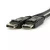 Akyga AK-AV-10 DisplayPort-Kabel, Stecker/Stecker, vergoldete Stecker, 1,8 m, schwarz