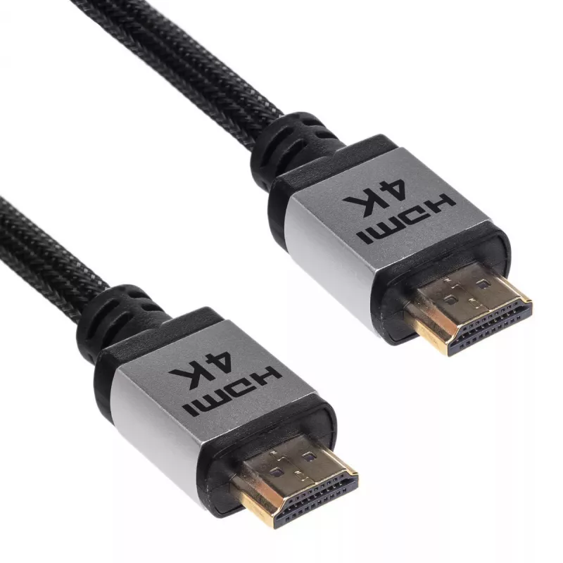 Akyga AK-HD-100P HDMI-2.0-Kabel, umflochten, PRO-Serie, 10 m, schwarz