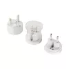 Akyga AK-AD-61 universeller Reisestecker-Adapter, weltweit, 10 A, weiß
