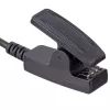 Akyga AK-SW-18 USB-Ladekabel mit Clip für Garmin Forerunner 230 / 235 / 630 / 645 / 735XT, 1 m, schwarz