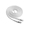 Akyga AK-USB-41 USB-C auf USB-C Kabel, USB 2.0, 60 W, 1,8 m, Weiß