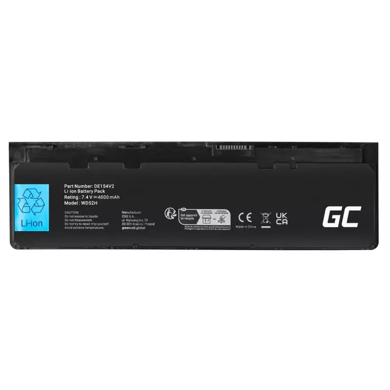 Battery Green Cell DE154V2 für DELL Latitude E7240 E7250