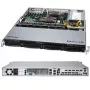 Supermicro SuperChassis 813MF2TQC-505CB 1U Server-Gehäuse, 500 W Netzteil, Schwarz