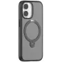 Handyhülle Torras Spin Series für iPhone 17 — Schwarz, schlanke leichte Schutzhülle