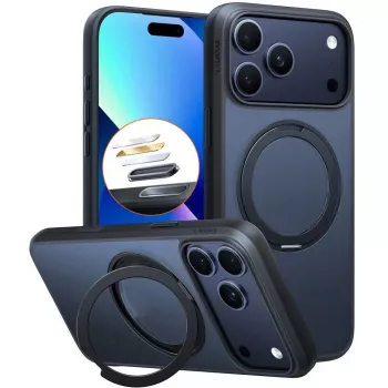 Torras Schutzhülle für iPhone 17 Pro Max — PRO SERIES, Schwarz
