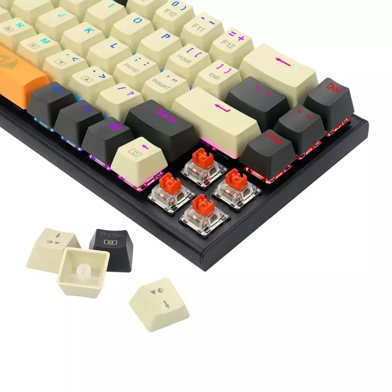 Tastatur REDRAGON K633CGO-RGB Ryze Mechanical Wired USB Schwarz White