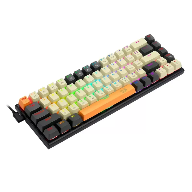 Tastatur REDRAGON K633CGO-RGB Ryze Mechanical Wired USB Schwarz White