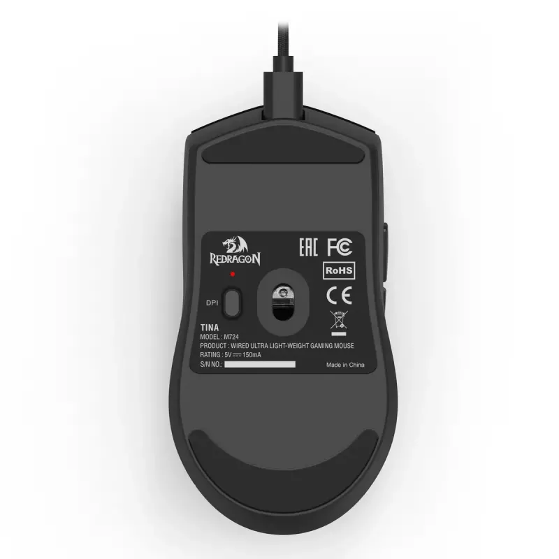 Maus REDRAGON M724-1K K1NG USB Type-C