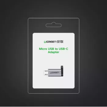 UGREEN USB-C auf Micro-USB Adapter, grau