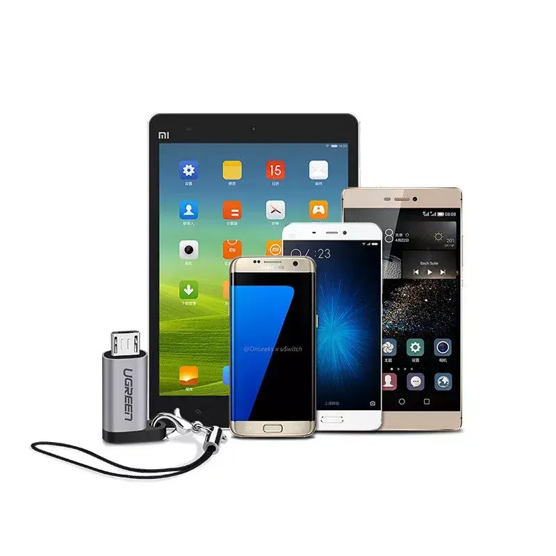 UGREEN USB-C auf Micro-USB Adapter, grau