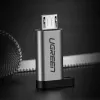 UGREEN USB-C auf Micro-USB Adapter, grau
