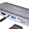 Laptop Dock DUDAO A15PRO Kabelgebunden USB 3.2 Gen 1 Type-A Type-C Grau