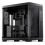 PC-Gehäuse Jonsbo TK-4 Midi-Tower ATX mit gehärtetem Glas-Seitenteil, schwarz