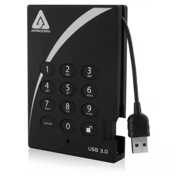 Externe Festplatte Apricorn 2TB USB 3.2 Gen 1 Aegis Padlock