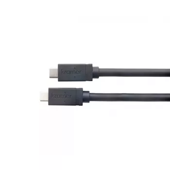 USB-Kabel Kramer Electronics CA–U32/FF–10 USB 3.2 Gen 2 3 m USB-C Schwarz