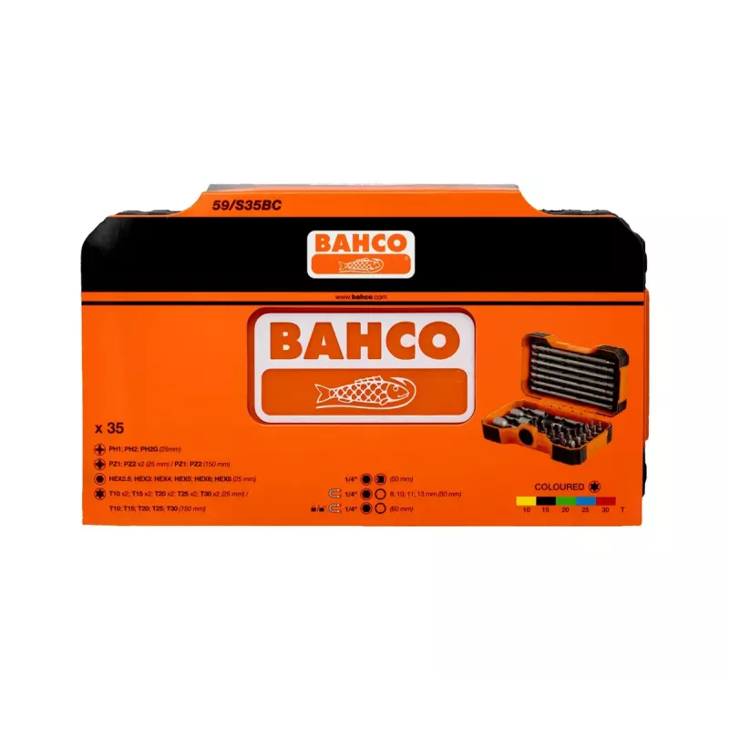 Bahco 59/S35BC Bit-Set, 35 Stk.