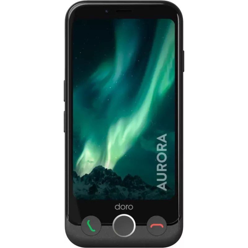 Smartphone Doro Aurora 11 4.5 Zoll Dual SIM Android 14 4 GB 64 GB 3000 mAh Graphit
