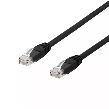 Netzwerkkabel Deltaco TP-620UV RJ-45 Cat6 20 m Schwarz