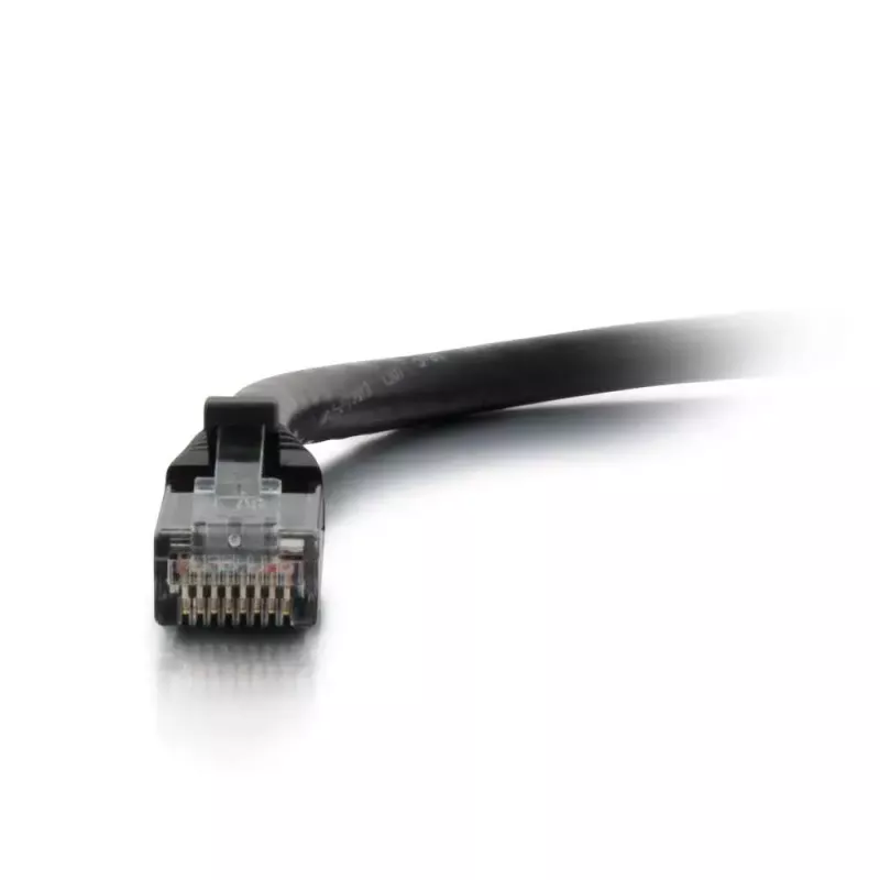C2G 0.5m Cat5e Booted Unshielded Netzwerk-Patchkabel Schwarz
