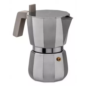 Moka-Kanne Alessi Moka 0,07 L Grau