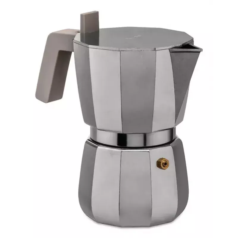 Moka-Kanne Alessi Moka 0,3 L Grau