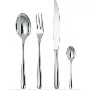 Alessi Caccia LCD01S24 Besteckset, 24 Stück, Edelstahl
