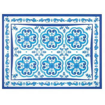 Guzzini BLUES Platzset, Mittelmeerblau